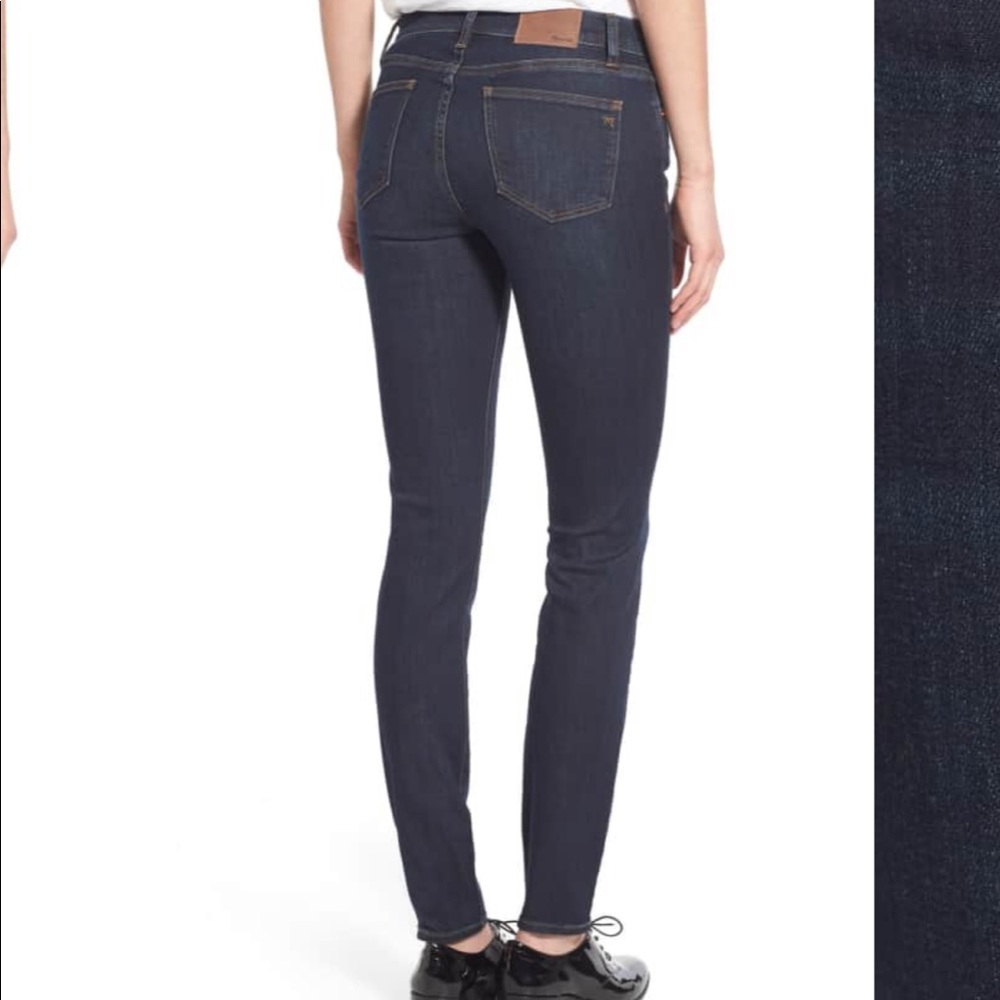 Madewell Skinny Skinny Lakeshore Dark Wash Size 29